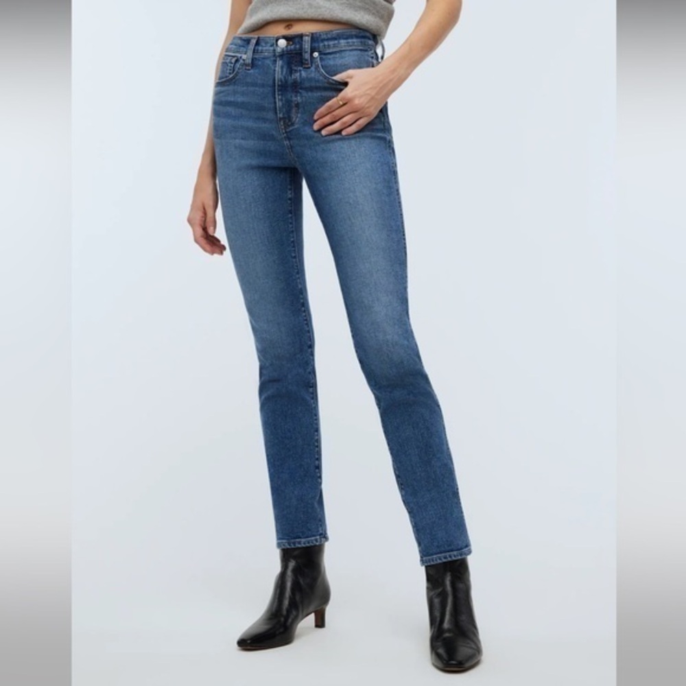 NWT Madewell Stovepipe Jeans in Heathridge Wash Size 24